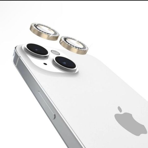 Kate Spade New York Apple iPhone 14/ Plus Ring Lens Protector in Stone Gold. New - Picture 2 of 8